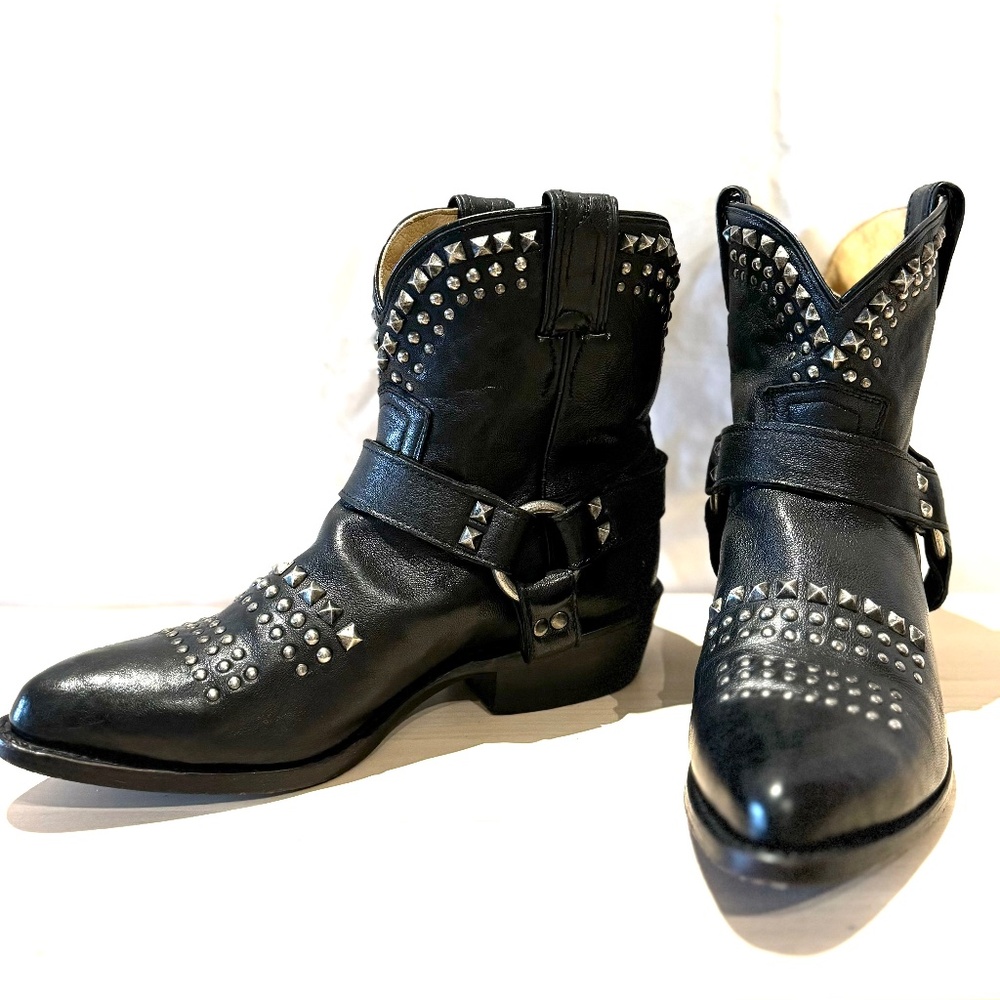 Frye studded harness